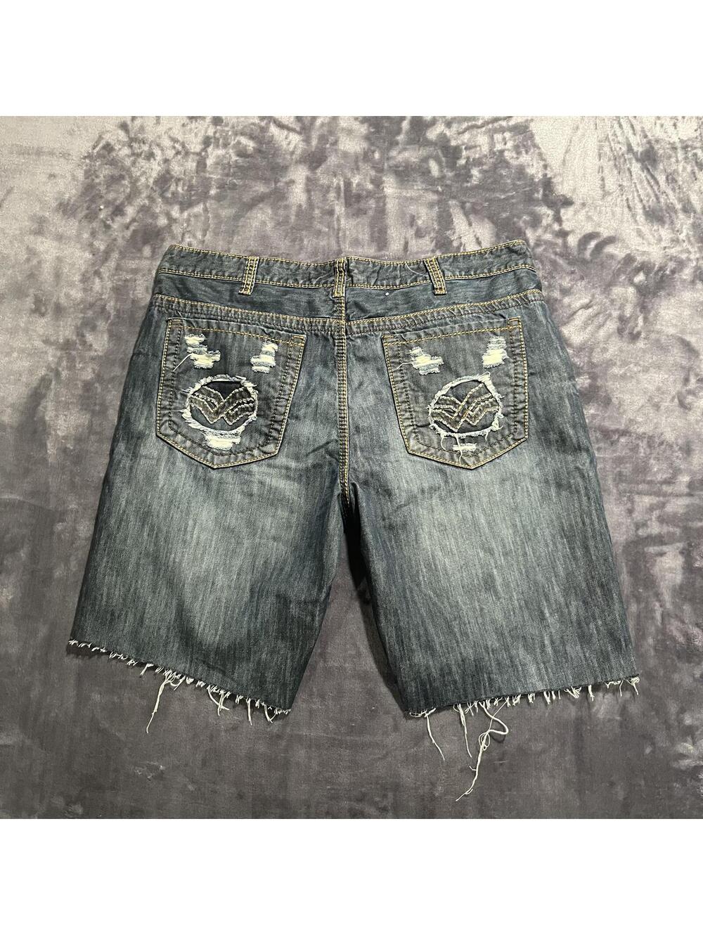 Helix Men's Straight Fit Denim Shorts Size 38W 32L